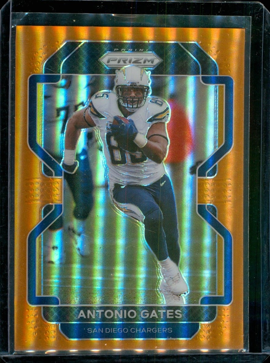 2021 Panini Prizm Orange Antonio Gates 200/249 #175, photo