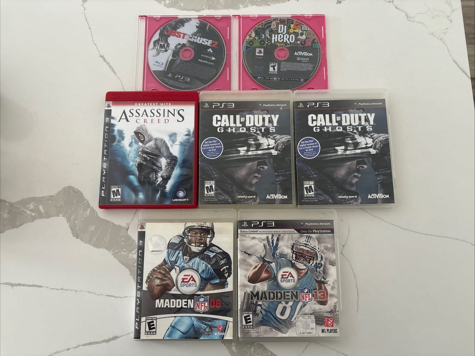 Lot of 7 PlayStation 3 PS3 Games - All Tested and Working, photo