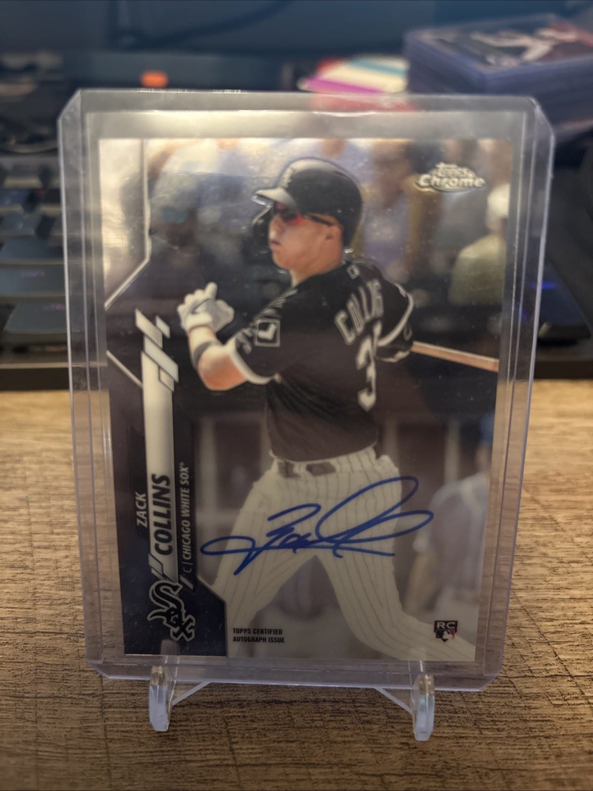 2020 Topps Chrome Zack Collins Rookie Auto, photo