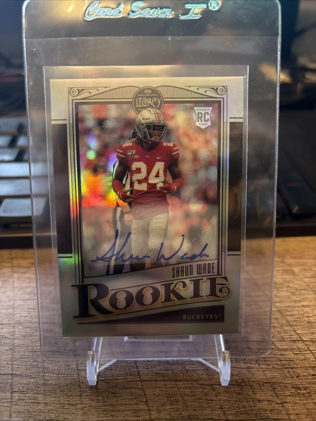 2021 Panini Legacy Rookies Premium Penmanship Silver Shaun Wade Auto RC #182, photo