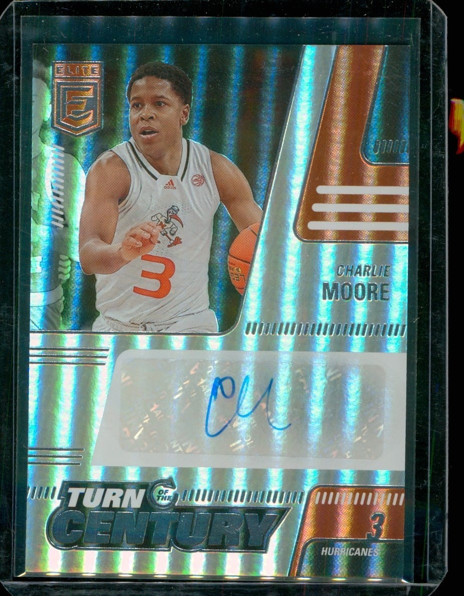 2022 Chronicles Draft Picks Charlie Moore Turn of the Century Auto #TTC-CMO, photo