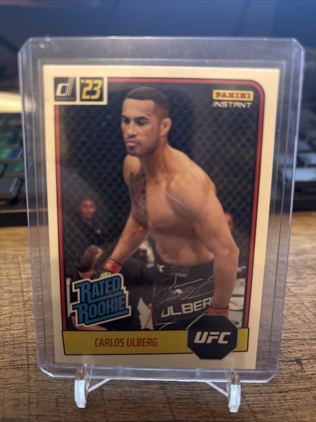 Carlos Ulberg 2023 Panini Instant Rated Rookie Retro #9 /112, photo