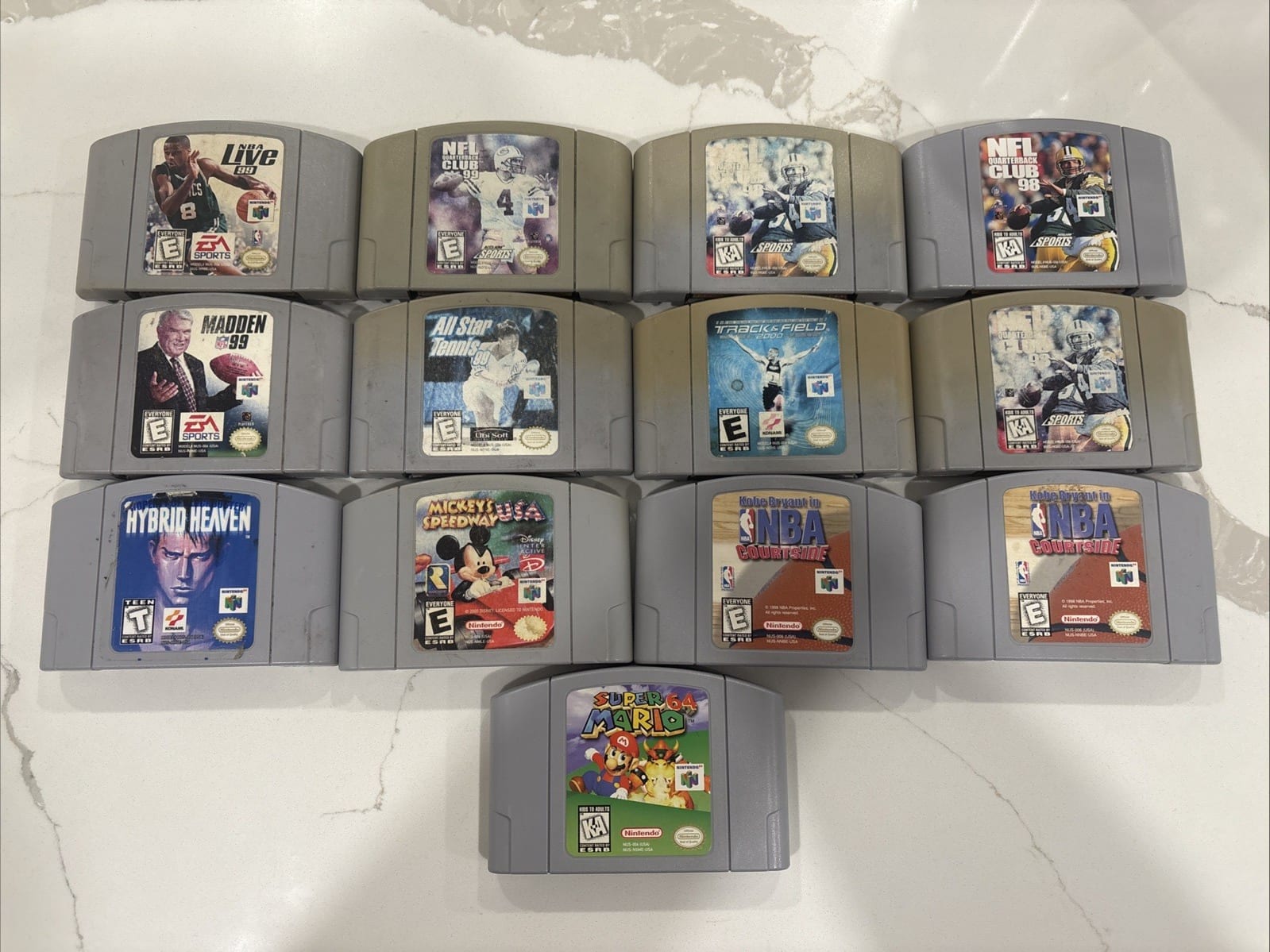 Lot Of 13 N64 Authentic Games - Tested and Working, photo