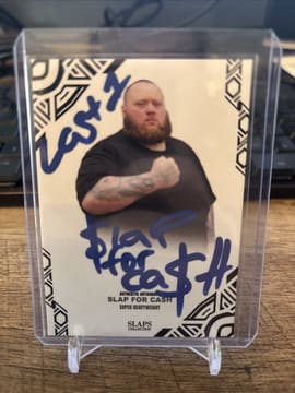 Slaps Collection Slap For Cash Autographed Non-Sport Trading Card Original