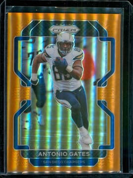 2021 Panini Prizm Orange Antonio Gates 200/249 #175