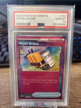 2024 Pokemon TWM EN Hyper Aroma #152 PSA 10