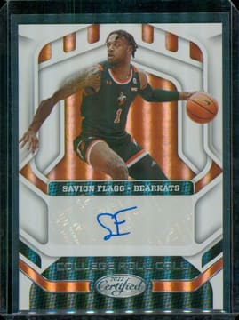 2022-23 Panini Chronicles Certified Draft Picks SAVION FLAGG Auto RC CRC-SFL