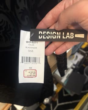 Design Lab Black/Noir Womens Dress with Tags Size Medium, photo 2