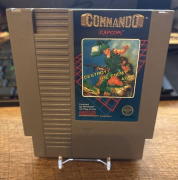 Commando (Nintendo NES, 1988) CART ONLY! TESTED & CLEANED!