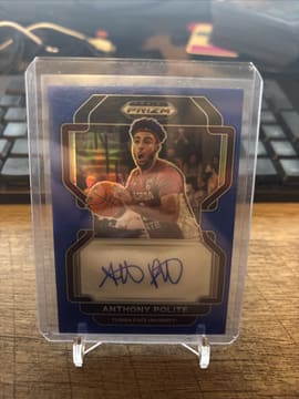 2022-23 Panini Prizm Draft Picks Autograph #DP-APO Anthony Polite /149 Blue Auto