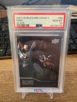 2023 Upper Deck Blizzard Legacy  - #60 Fenix - Silver - StarCraft - PSA 10