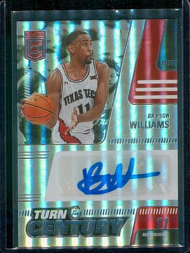 BRYSON WILLIAMS 2022-23 Panini Chronicles Elite Turn of the Century Autograph RC