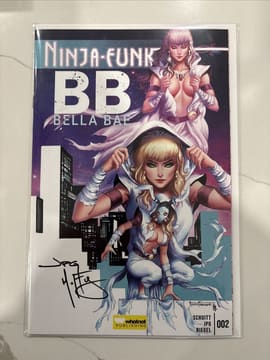 Ninja Funk #2- BB Bella Bae Kirkham Homage Variant Signed by JPG w/COA
