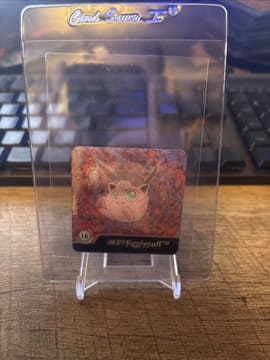 1999 Artbox Pokemon Action Flipz Series One #16 Jigglypuff and Wigglytuff