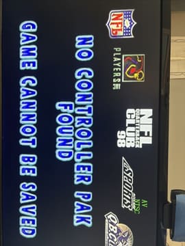 NFL Quarterback Club 98 (Nintendo 64, N64) Authentic Tested, photo 3