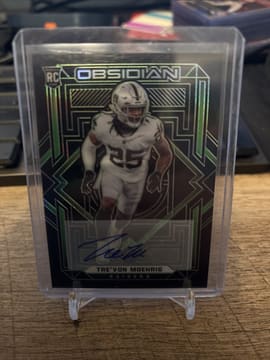 2021 Panini Obsidian Tre’Von Moehrig Auto #180 Green /50
