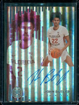 2022 Panini Chronicles Draft Picks #RS-JBU John Butler Illusions Rookie Signs