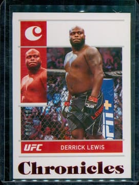 2022 Panini Chronicles UFC Red 80/199 Derrick Lewis #41