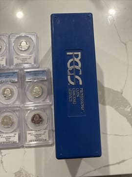 Lot of 20 PCGS Silver Quarters Graded PR69DCAM In PCGS Coin Holder Box, photo 4