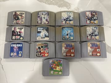 Lot Of 13 N64 Authentic Games - Tested and Working