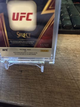 2023 Panini Select UFC Sparks Blue Prizm 10/49 Grant Dawson #SP-GDW, photo 3